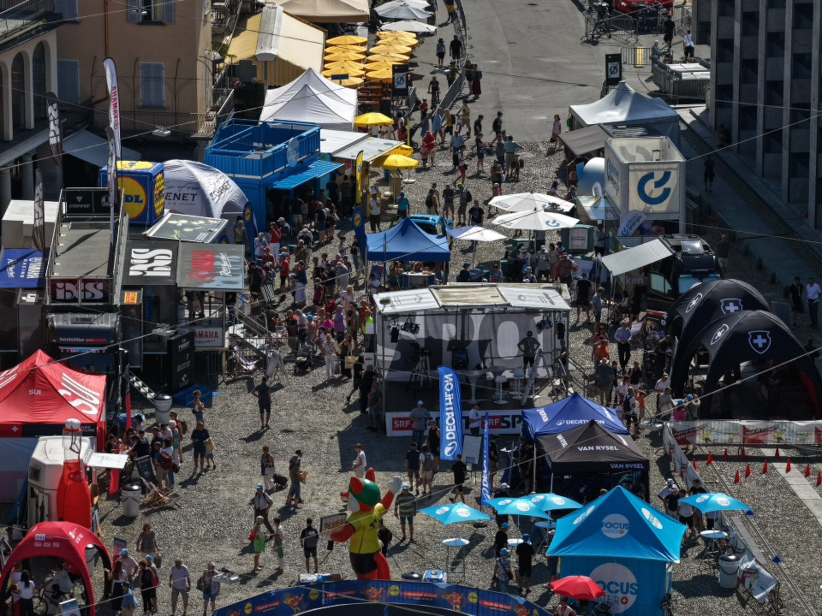 FanZone du Tour de Suisse à Locarno