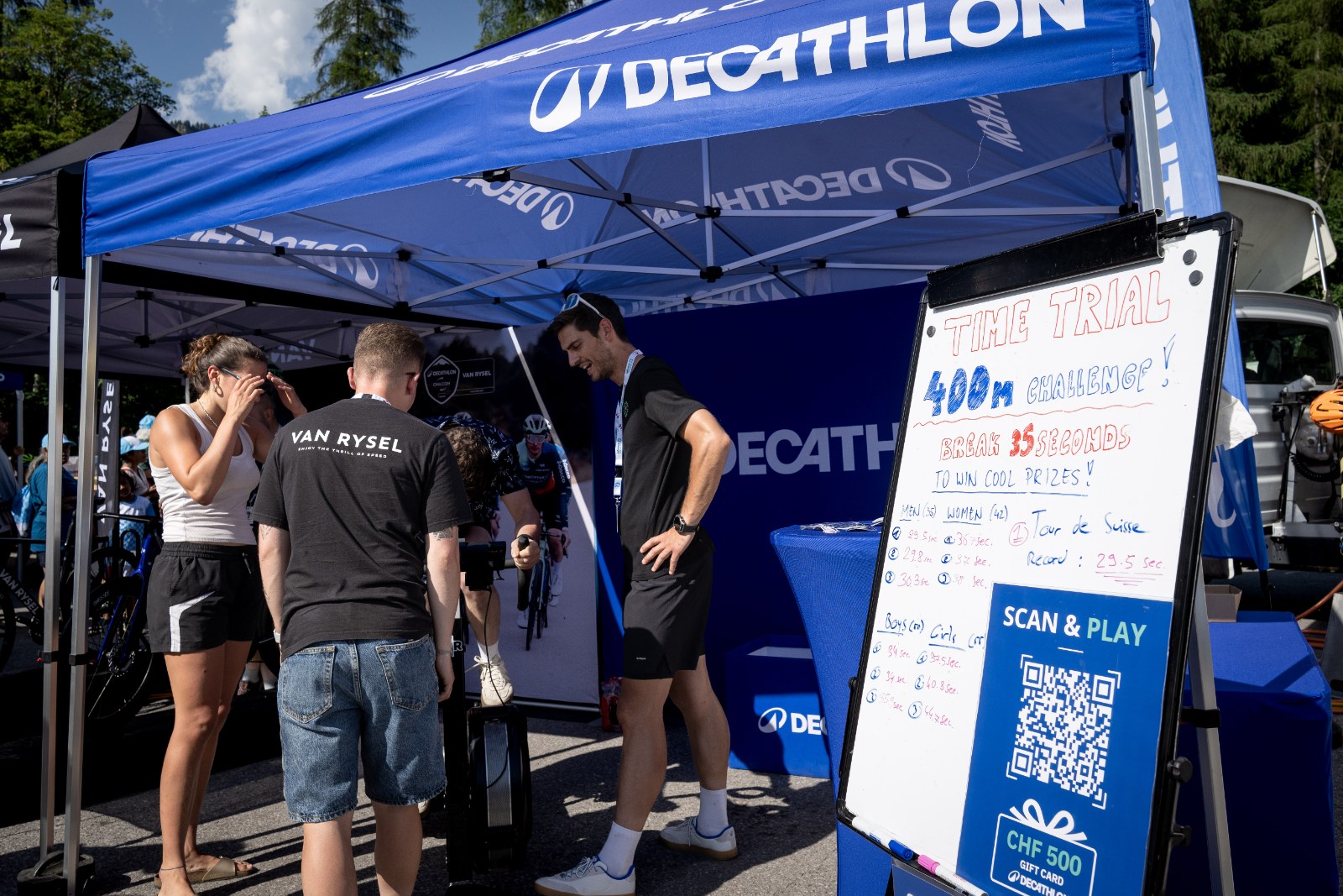 FanZone du Tour de Suisse à Villars-sur-Ollon